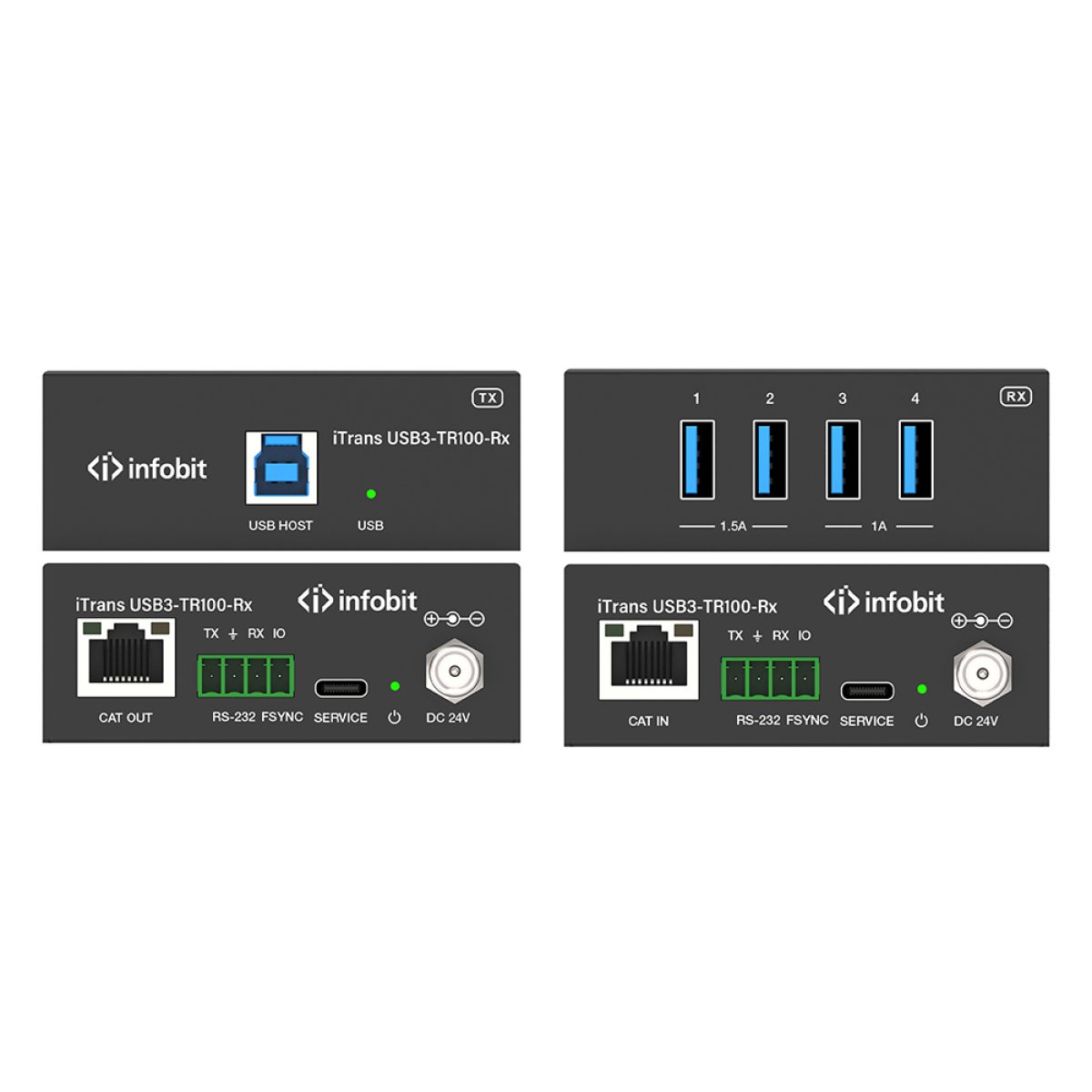 Удлинитель INFOBIT iTrans USB3-TR100 ⋆ pvt-corp